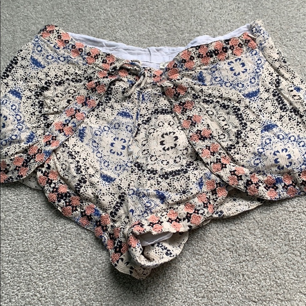 patterned summer shorts